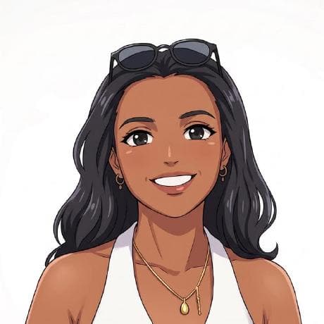 Illustrated portrait of Lensa